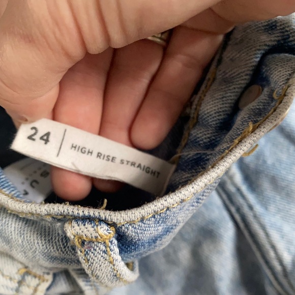 Pacsun High Rise Straight Jeans - Picture 3 of 4